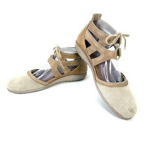 Naot Shoes Womens 11 US 42 EU Tan Kata Gladiator Sandals Leather Closed Toe